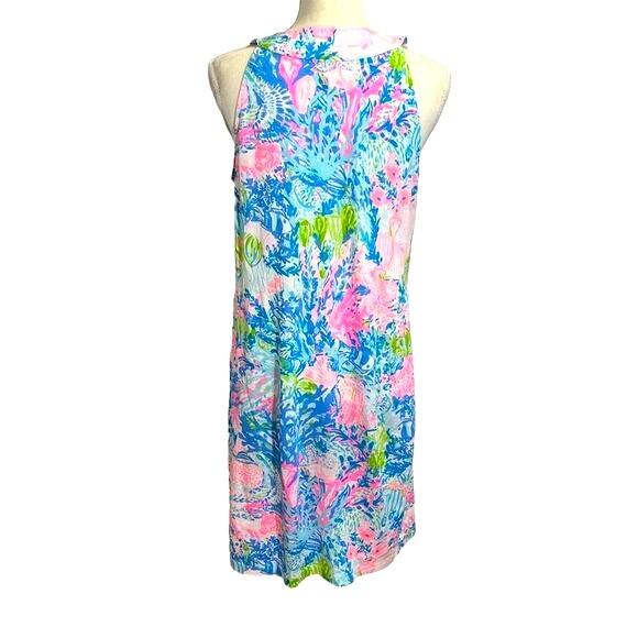 Lilly Pulitzer Ross Shift Dress Fished My Wish Size S - Picture 3 of 7